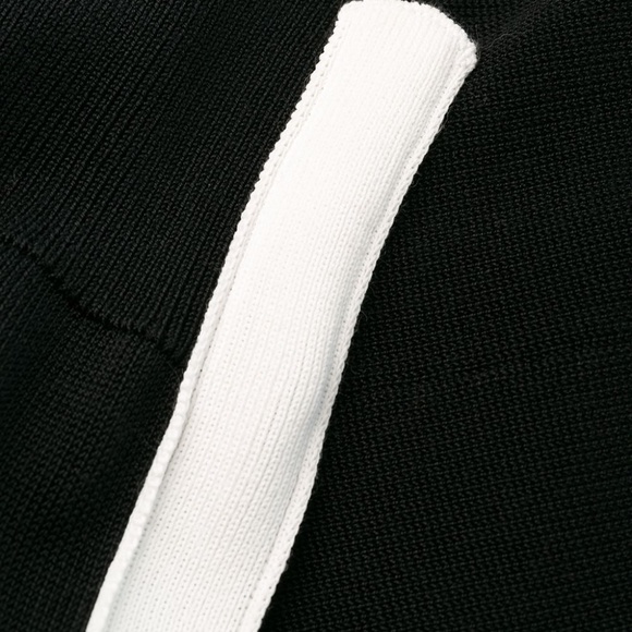 Stella McCartney black joggers w/ side stripe - Picture 4 of 9